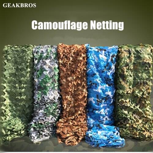 Military Camouflage Netting Camo Net Ultralight Car Cover for Hunting Decoration Sun Shade Party Camping Outdoor 4X6M 3X6M 3X8M