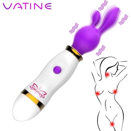 VATINE Magic Rod Female Masturbation AV Stick Clitoris Stimulate 12 Speed Massage Stick Sex Toys for Woman Rabbit Vibrator