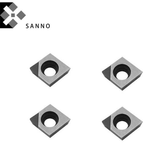 High quality CBN carbide inserts SCMW120402 / 120404 / 120408 turning tools blade for finishing processing hard metal material
