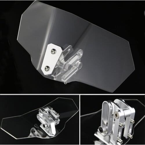 Clips Windshield Windscreen Extend Fit For BMW Honda Ducati Kawasaki Suzuki Yamaha Triumph KTM MOTO GUZZI