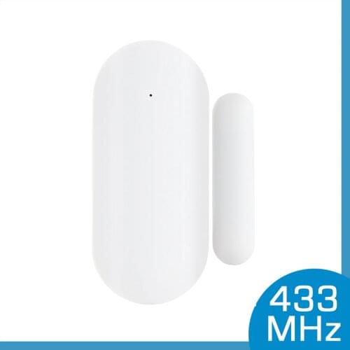433MHz Door Window Alarm Sensor Wireless Magnetic Switch Contact Detector Signaling for Intruder Security Alarm System