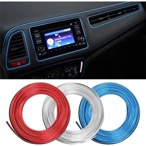 5M Car Styling DIY Decoration Strip Car Sticker for Mitsubishi renault opel saab lada Alfa Romeo kia Ssangyong Daewoo