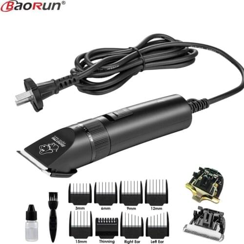 8pcs Nozzles 20W Electric Pet Clipper Professional Pet Hair Trimmer Animals Grooming Clippers Dog Hair Trimmer Cutters