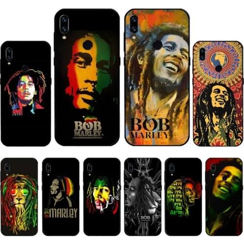 Bob Marley Phone Case For Xiaomi Redmi 7 9t 9se k20 mi8 max3 lite 9 note 8 9s 10 pro