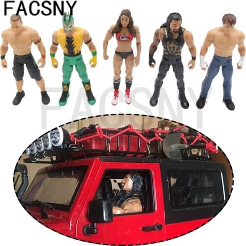 Action Figure Scale Garage Driver Doll for 1/10 RC Crawler Traxxas TRX4 TRX6 Axial SCX10 Wraith Redcat GEN8 TF2 D90 CC01