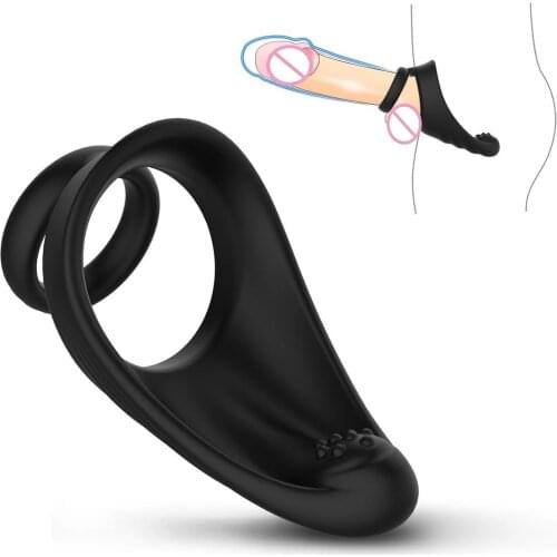 Cock Ring Lock Sperm Erection Sleeve Delay Ejaculation Cockring Sex Toys For Men Intimate Goods Sex Shop -40
