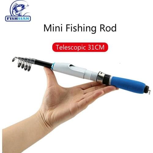 Short Telescopic Fishing Rod Mini Spinning Peche En Mer Vara De Pesca Vara Telescopica Spin Olta Ultra Light Rod Pesca Mar