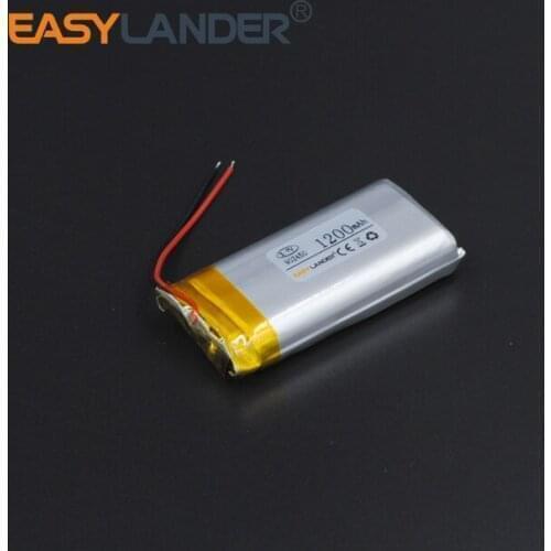 9x24x50 3.7V 1200mAh Rechargeable li-Polymer Li-ion Battery For bluetooth headset mp3 MP4 speaker mouse recorder 902450 092450
