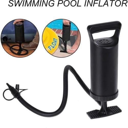 Inflator Air Hand Pump Inflatable Bed Swimming Ring Pool Float Camping Mattress Portable Manual Pump Swimming Pool Accessories