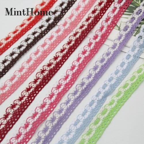 New Color Cotton Lace Two-color Hollow Lace Curtain Sofa Diy Handmade Clothing Accessories White Lace Fabric