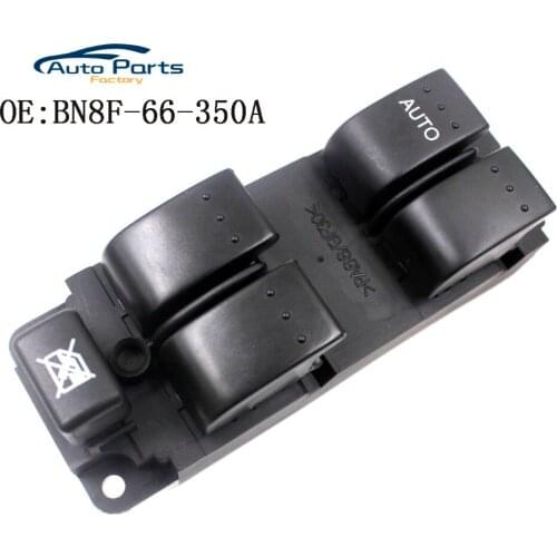 New Front Left Drive Side Window Switch For 2004-2009 Mazda 3 BN8F-66-350A BN8F66350A