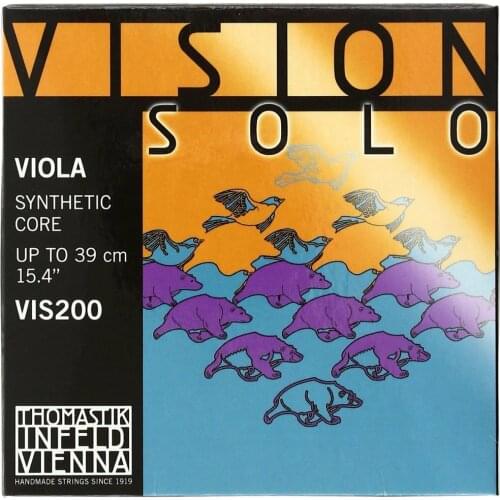 Thomastik-Infeld VIS200 Vision Solo Viola Strings, Complete Set, 4/4 Size