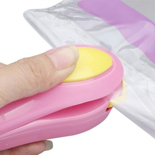 Portable Bag Clips Handheld Mini Electric Heat Sealing Machine Impulse Sealer Seal Packing Plastic Bag Kitchen Tool Home Use