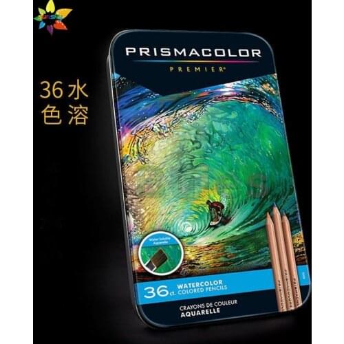 Prismacolor Premier Color Pencils Water-Soluble Color Pencil,36 Count Lapices De Colores Prismacolor Premier Caja Con 36 Piezas