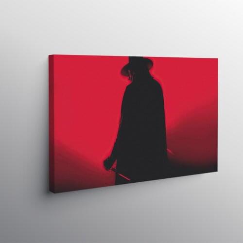 V for vendetta anonymous mask Poster Framed Wooden Frame Canvas Painting Wall Art Decor Bedroom Study Home Decoration Prints