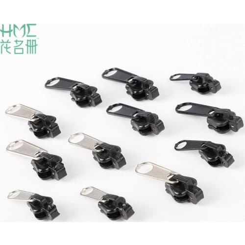 6pcs/lot Universal Instant Fix Zipper Repair Kit Replacement Zip Slider Teeth Zippers For Sewing Clothes Accessories Zip Tools