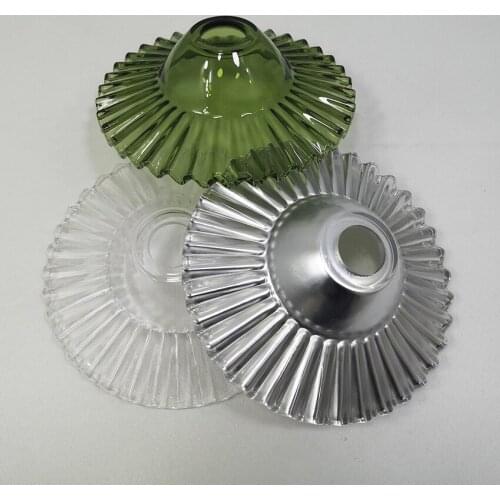 American retro glass lampshade Dia 22cm lamp cover shade accessory fitting for restaurant pendant light wall lamp light fixture