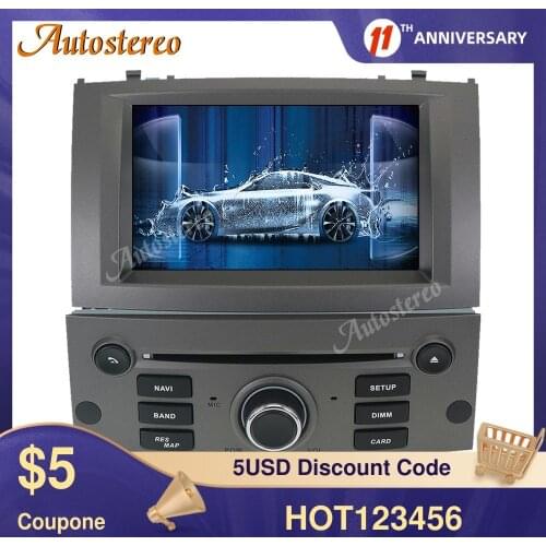 Android 10.0 Car Radio GPS Navigation for Peugeot 407 2004-2010 Multimedia Player Auto Stereo Head Unit Radio Tape Recorder IPS