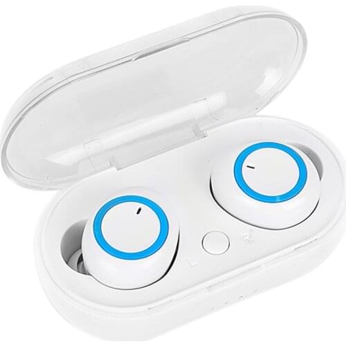 Y50 BT5.0 Wireless Headphones Sport Headset Touch Control Mini Earbuds In-ear Noise Reduction Earphones with Mic Charging Case