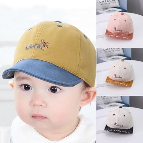 Letter Embroidery Baby Baseball Caps Fashion Spring Summer Baby Boys Girls Sun Hat Breathable Kids Children Snapback Hat