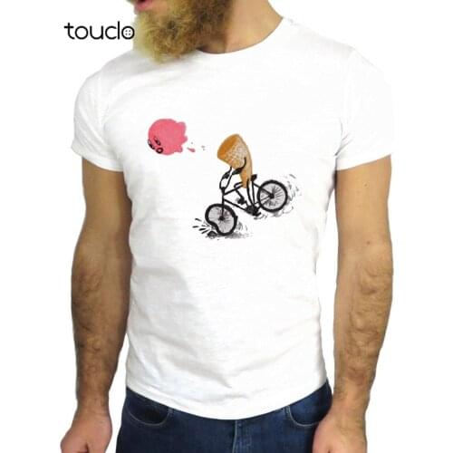 Brand Man T Shirt New Brand Tee Cotton Clothes New Ice Cream Bicycle Byke Cartoon Cool Colors Printed T-Shirts