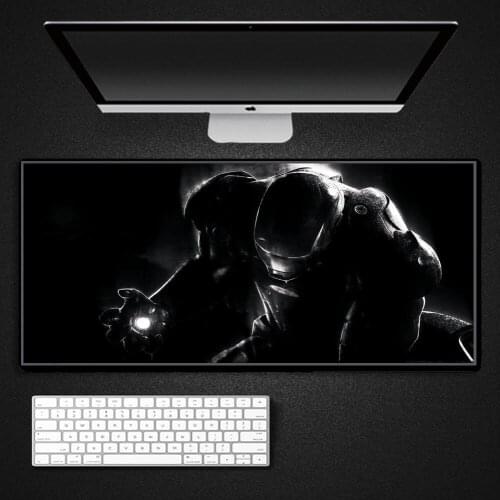 Spider-Man Captain America Iron Man Hero Anime Pc carpet mouse pad mats gamer gaming accessories desk mat mousepad ergonomic wri