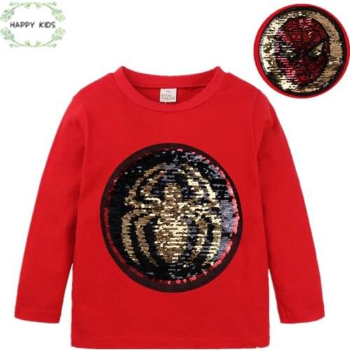 Kids T-shirt Boys Clothes Kids Autumn spring Sweatershirt Blouse Tops Childrens T-shirt o-neck tops Spring Clothing DSY406