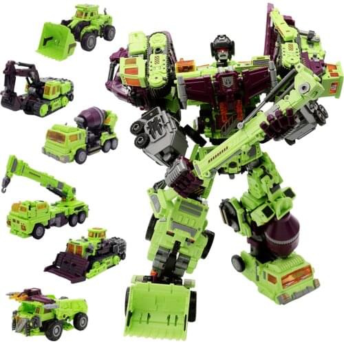 NBK Transformation KO GT Devastator figure toy engineering truck combiner Toys Birthday Gifts For Kids