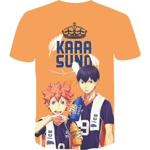 New Summer Anime Haikyuu Fashion 3D Printed T Shirts Hip Hop Streetwear Men Women Children Short Sleeve Shirts Casual Top Tees