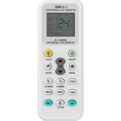K-1028E Air Conditioner Remote Universal Lcd A/C Muli Remote Control Controller For Aircon High Quality