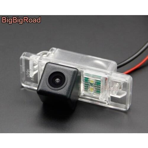 BigBigRoad Car Rear View Parking CCD Backup Camera For Nissan Qashqai X-trail Geniss Night Vision Waterpoof