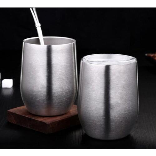 Home Office Stainless Steel Double Wall Insulated Water Coffee Cup Mug with Lid