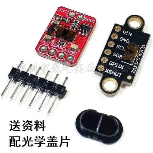 VL53L1X laser ranging sensor module TOF flight time ranging 4 meters with optical cover