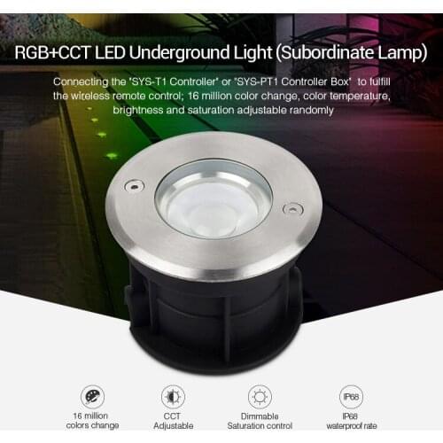 New MiBOXER SYS-RD1 5W RGB + CCT LED Underground Light Outdoor Light Phone APP / WIFI Voice Waterproof IP68