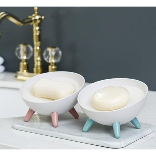 New Ball Soap Drainer Rack Sponge Desktop Soap Holder Box Bathroom Decor Soap Stand Shelf Kitchen Sink Sponge Drainer Box Rack