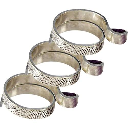 3PCS Adjustable Knitting Loop Crochet Loop Ring Knitting Accessories Thimble Braided Ring DIY Yarn Sewing Crafts Tools FN50