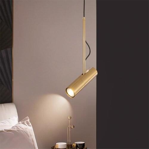 Nordic Design Modern LED Pendant Light Fixtures Loft Decor GU10 Spotlight Adjust Hanging Lamp Home Indoor Lighting Droplight