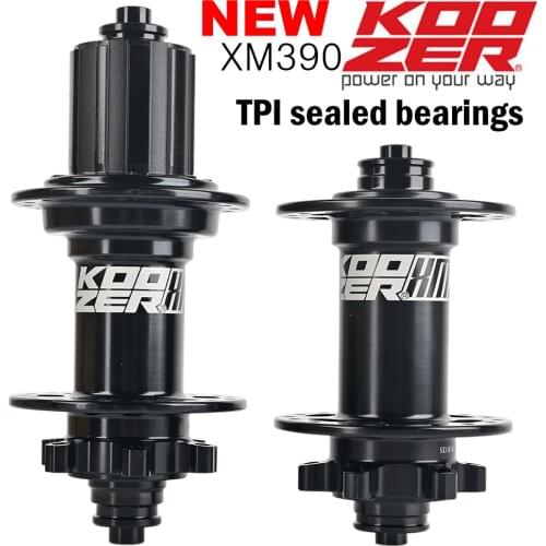 KOOZER XM390 Bicycle Hub TPI sealed 4 bearing mountain bike hub 72 ring 32 hole quick release or THru axle For 8 9 10 11 12Speed