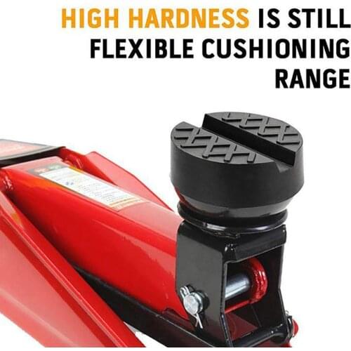 Heavy Duty Slotted Car Lift Jack Rubber Pad Anti-slip Rail Adapter Support Block