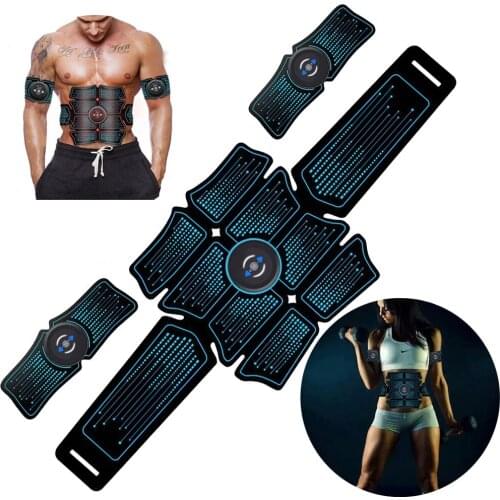 Gym EMS Muscle Electro Stimulator ABS Electrostimulator Abdominal Electric Massager Training Sport Fitness Machine Building Body