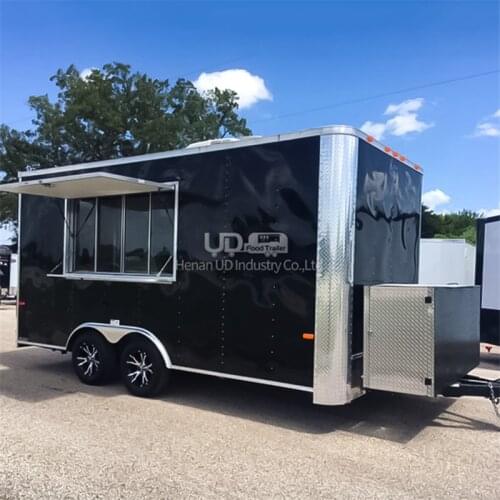Food Trailer Camper Kitchen Van Pizza Oven Taco Hot Dog Cart Mobile Restaurant