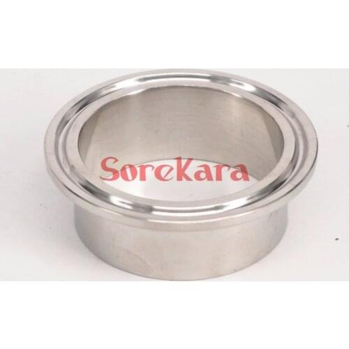 19/25/32/38mm Tube O/D x 1.5" Tri Clamp Weld Ferrule 304 Stainless Steel Sanitary Fitting Home Brew Beer Wine
