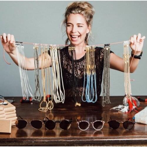 Vintage Sunglasses Chain holder For Women Fashion Sunglasses neck Chain Men Metal Eye glasses strap Landyard cordon para gafas