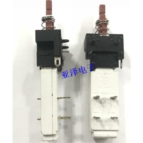 [YK] ITT power switch TV-3 press toggle switch 4A 250V shaft 20mm self locking switch ISOSTAT total 74.5mm