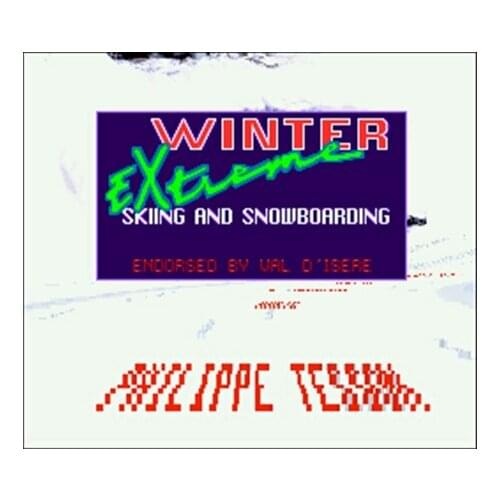 Winter Extreme Skiing and Snowboarding NTSC Version 16 Bit 46 Pin Big Gray Game Card For USA Game Players
