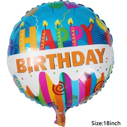 2020 Happy Birthday Crown Pineapple Balloon Wedding Air Balloons Birthday Party Decoration Kids Children Party Round Ballon Noel