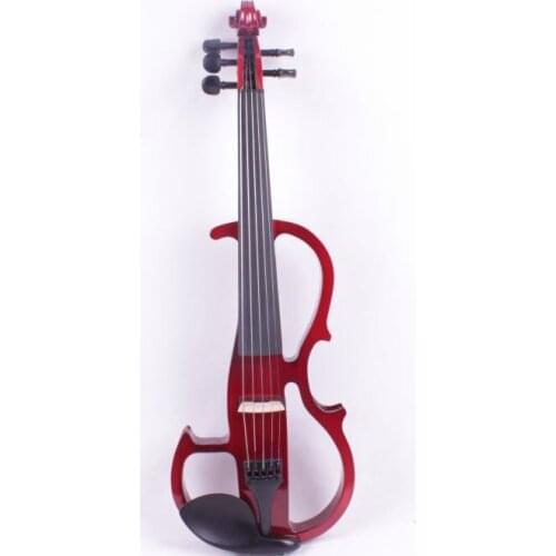 4/4 5 string dark red color Electric violin High quality