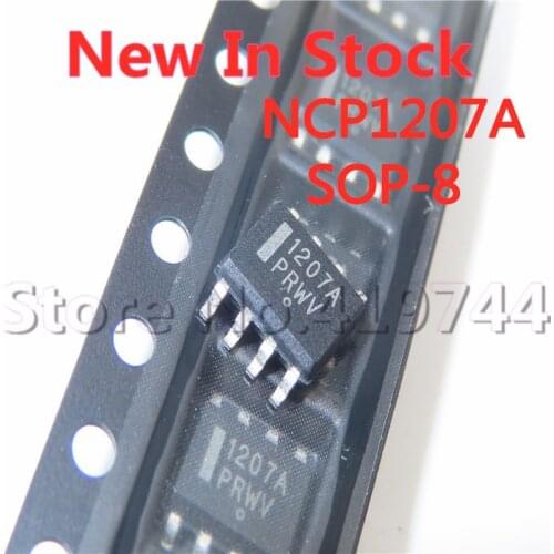 5PCS/LOT NCP1207A 1207A NCP1207ADR2G SOP-8 SMD power management chip In Stock NEW original IC