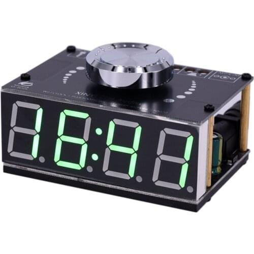 50w+50w12V bluetooth digital power amplifier board speaker power amplifier with wifi clock electronic clock