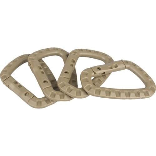 8X Carabiner quickdraw tool Clip Molle Webbing strap Outdoor Backpack Buckle Snap Lock Camp climb Bag Tactical hang hook clasp